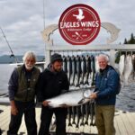 Near Eagle Wings Wilderness Lodge, guests have been fishing in pristine Alaskan waters.