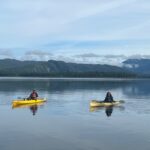 Enjoy the beautiful Alaskan waters while kayaking
