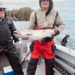 Freshly caught fish from Alaskan waters at Eagle Wings Lodge
