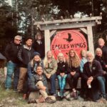 Group photo Eagle Wings Lodge located in Alaska